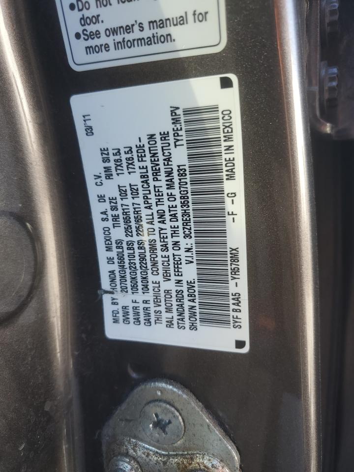 Lot #3293308487 2011 HONDA CR-V LX