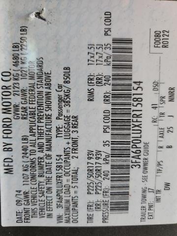 2015 FORD FUSION SE #3290473775