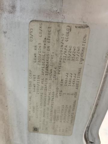 1993 CHEVROLET S TRUCK S1 #3296260429