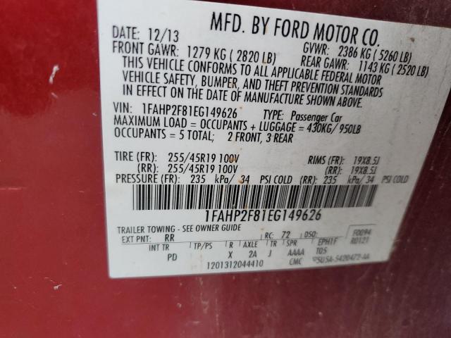 2014 FORD TAURUS LIM #3292550693