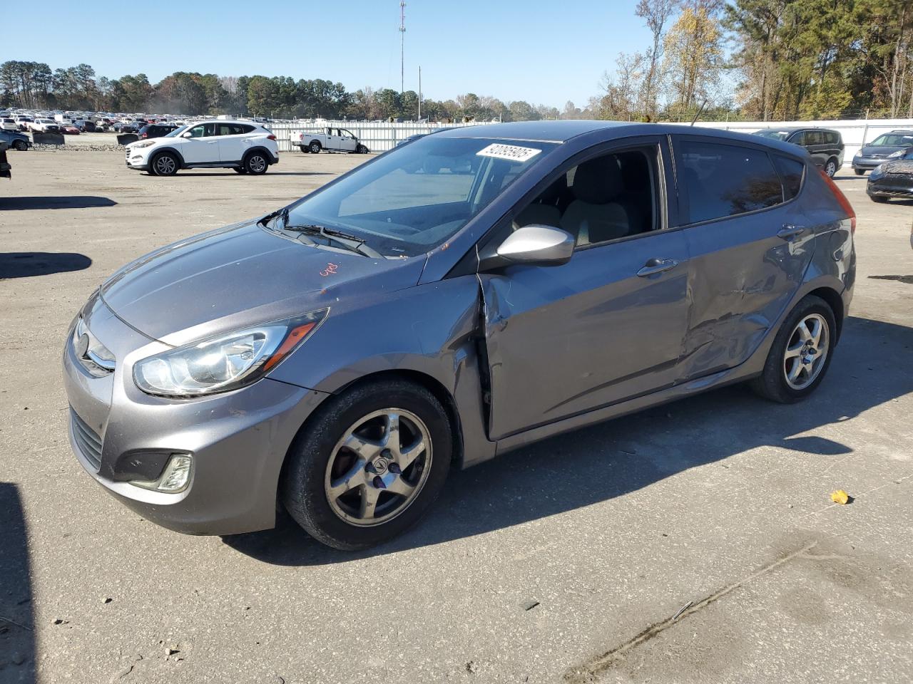 Lot #3290219237 2014 HYUNDAI ACCENT GLS