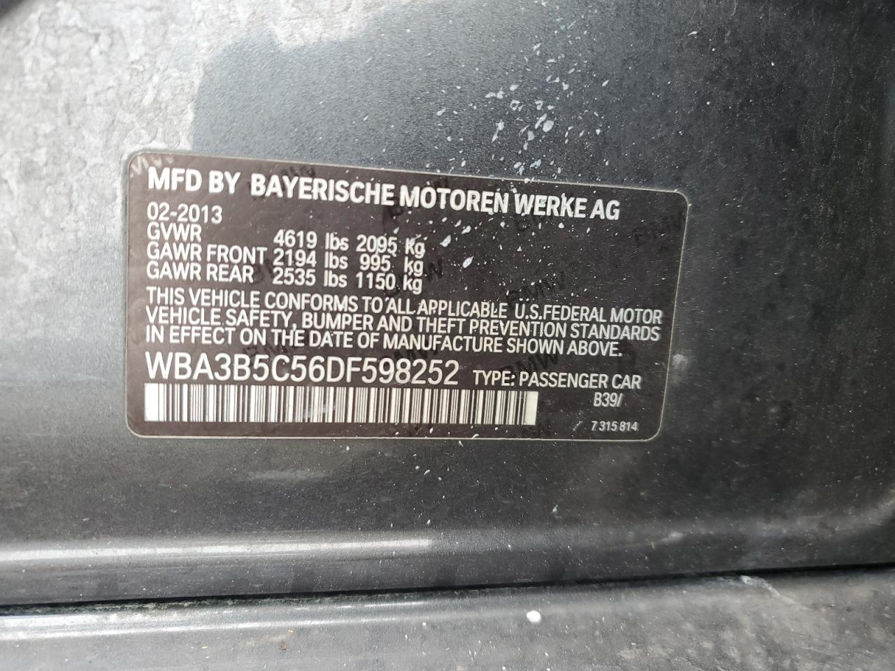 BMW 3 SERIES XI SULEV