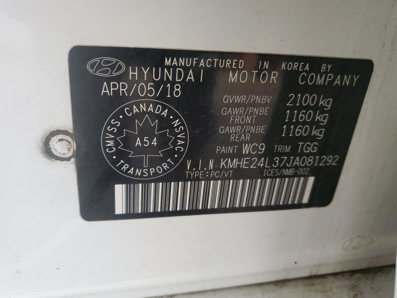 HYUNDAI SONATA HYBRID