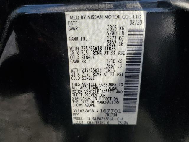 2020 NISSAN MURANO S #3301663638