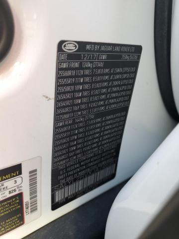 2018 LAND ROVER RANGE ROVE #3283924853