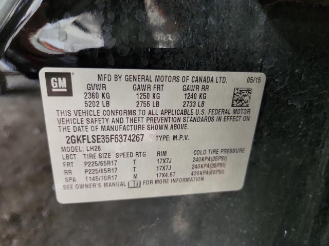 2015 GMC TERRAIN SL #3298158273