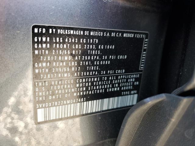 2022 VOLKSWAGEN TAOS S #3293579963