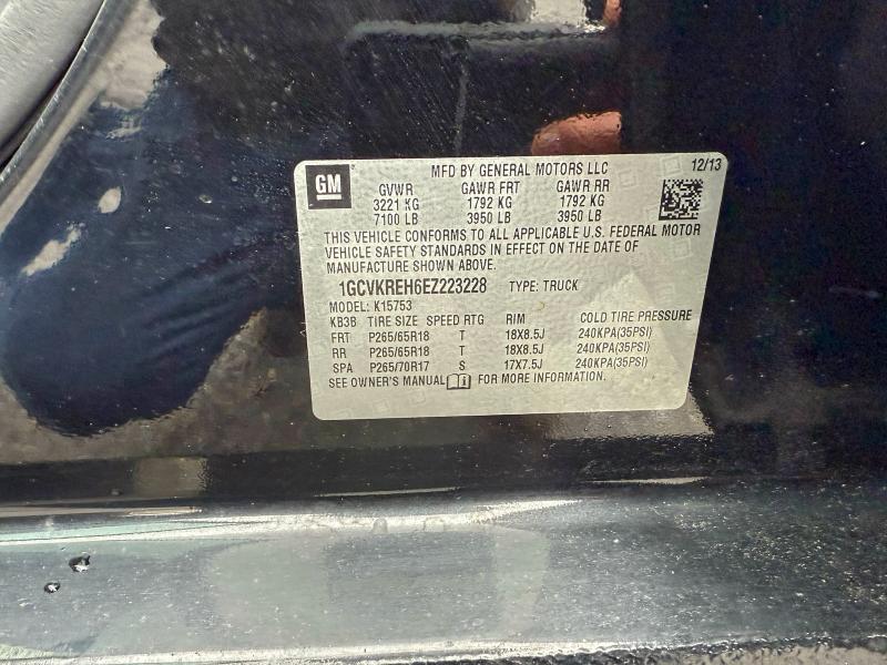 2014 CHEVROLET SILVERADO #3296250446