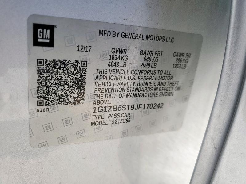 2018 CHEVROLET MALIBU LS #3304729906