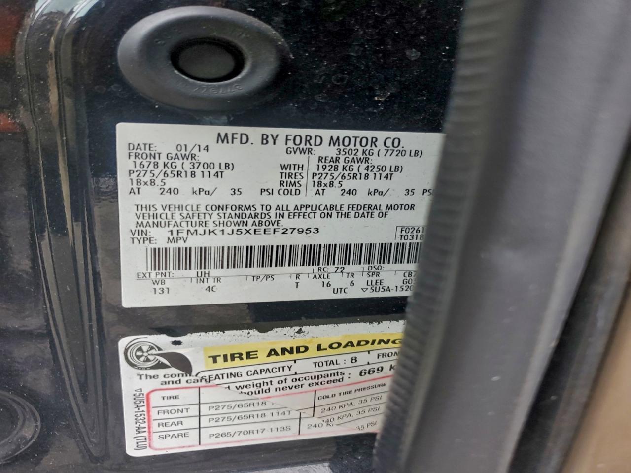 FORD EXPEDITION EL XLT