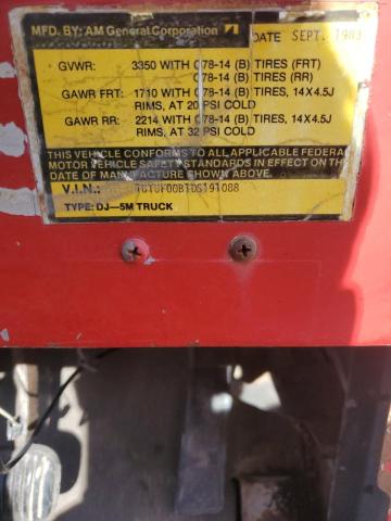 1983 AMERICAN GENERAL DJ5 JEEP #3294402511