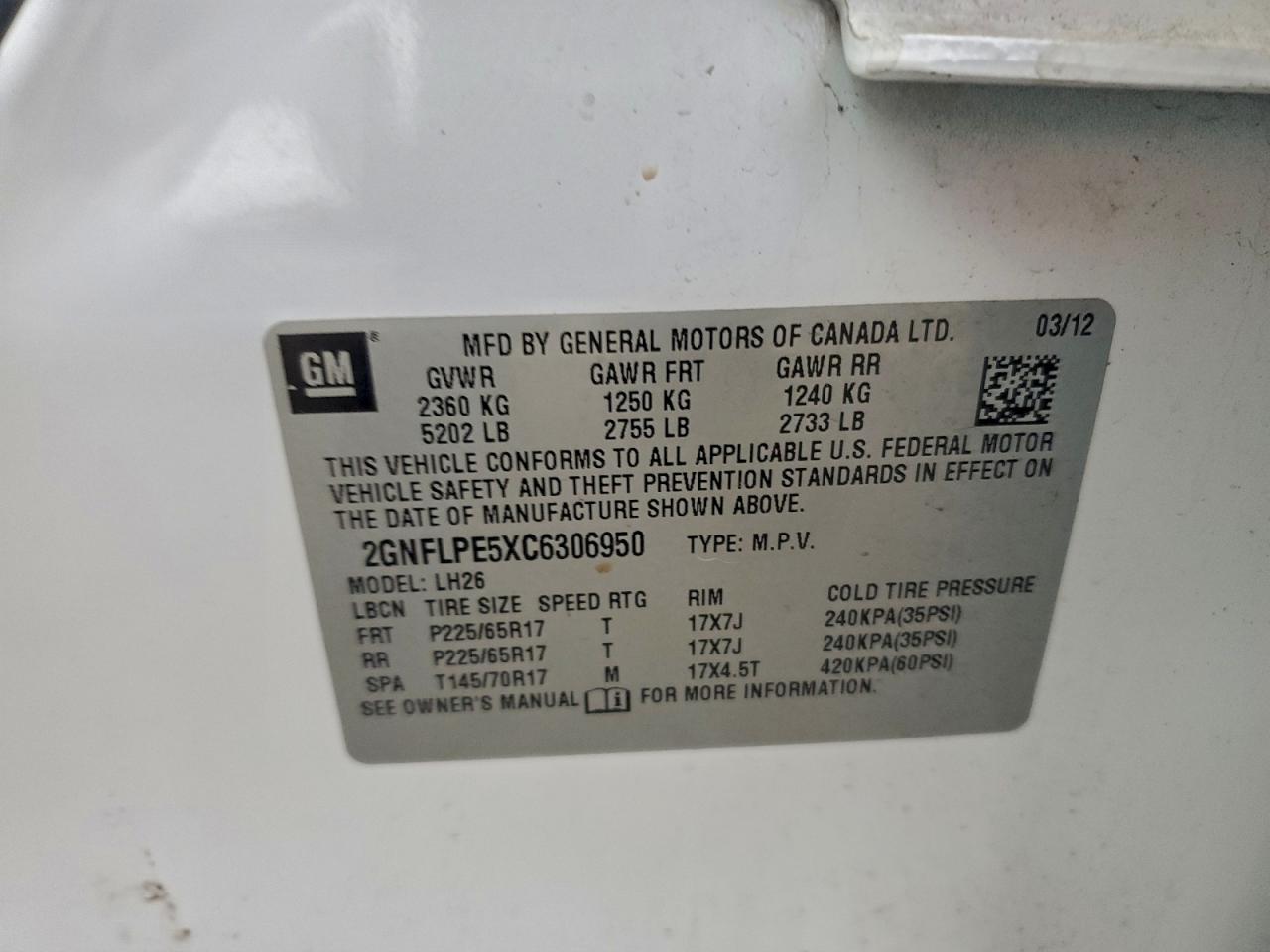 CHEVROLET EQUINOX LT