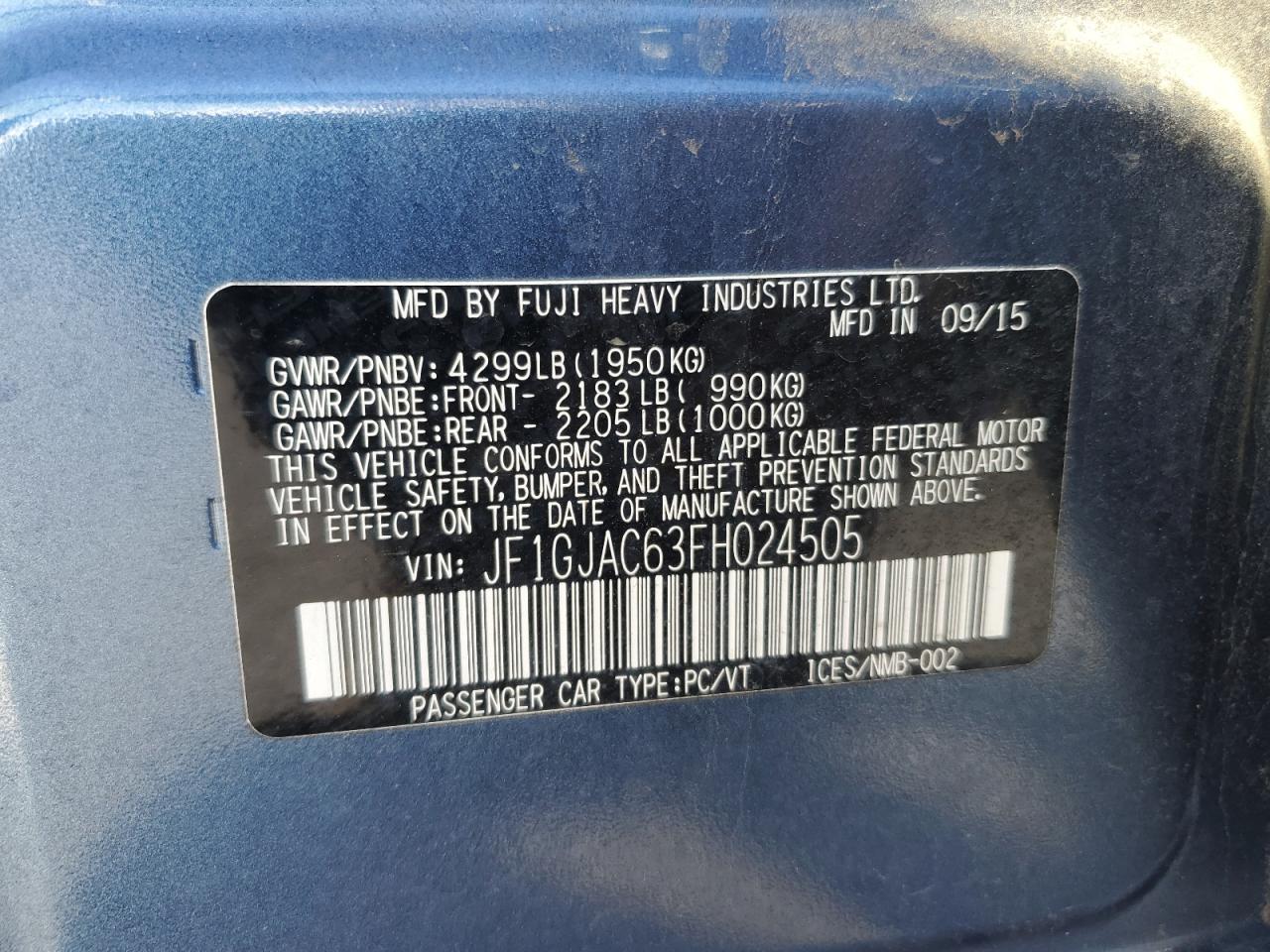 SUBARU IMPREZA PREMIUM