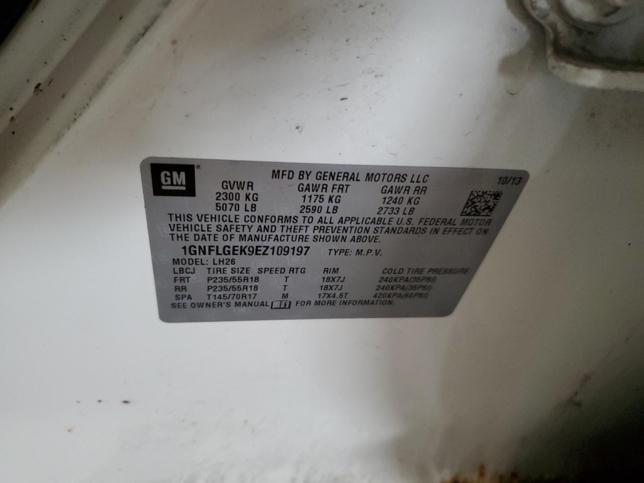 CHEVROLET EQUINOX LT