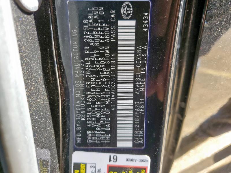 2025 TOYOTA CAMRY XSE #3302937621