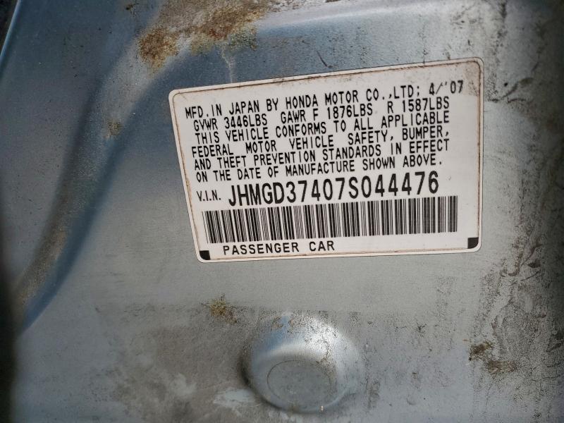 2007 HONDA FIT #3301682643