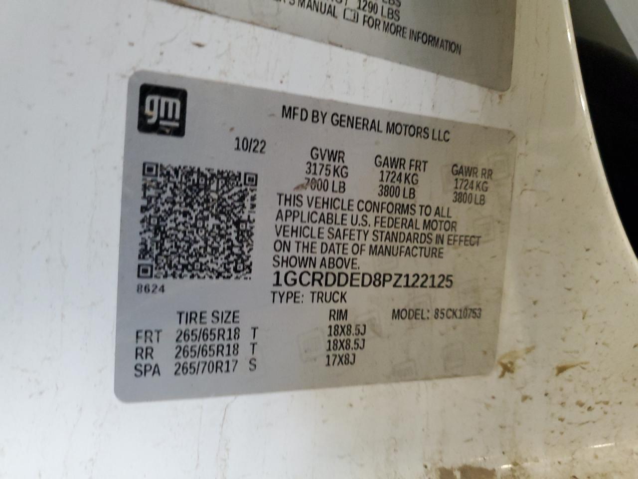 Lot #3302813907 2023 CHEVROLET SILVERADO