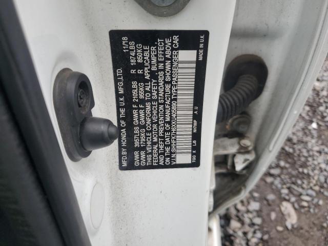 2019 HONDA CIVIC EX #3302697037