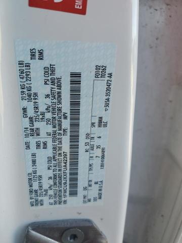 2015 FORD ESCAPE TIT - 1FMCU9JXXFUA42397