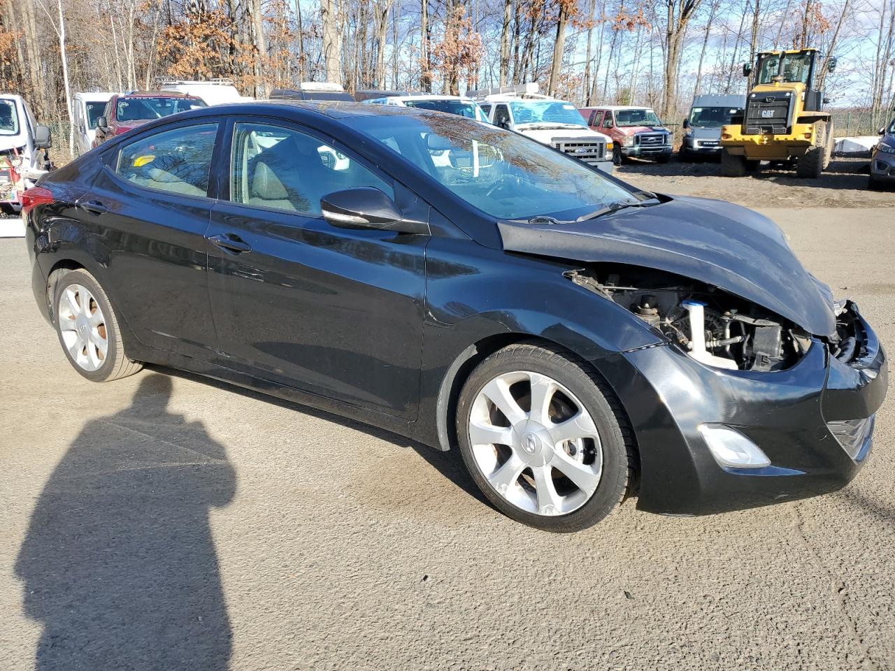 Lot #3309630049 2013 HYUNDAI ELANTRA GL