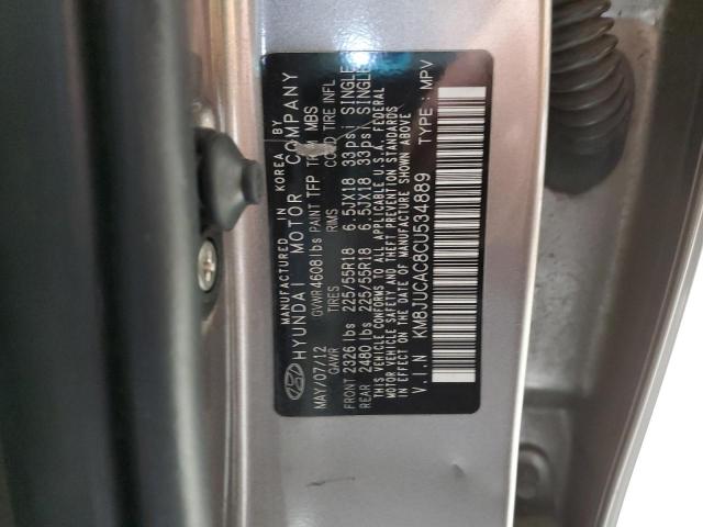 2012 HYUNDAI TUCSON GLS #3301962529