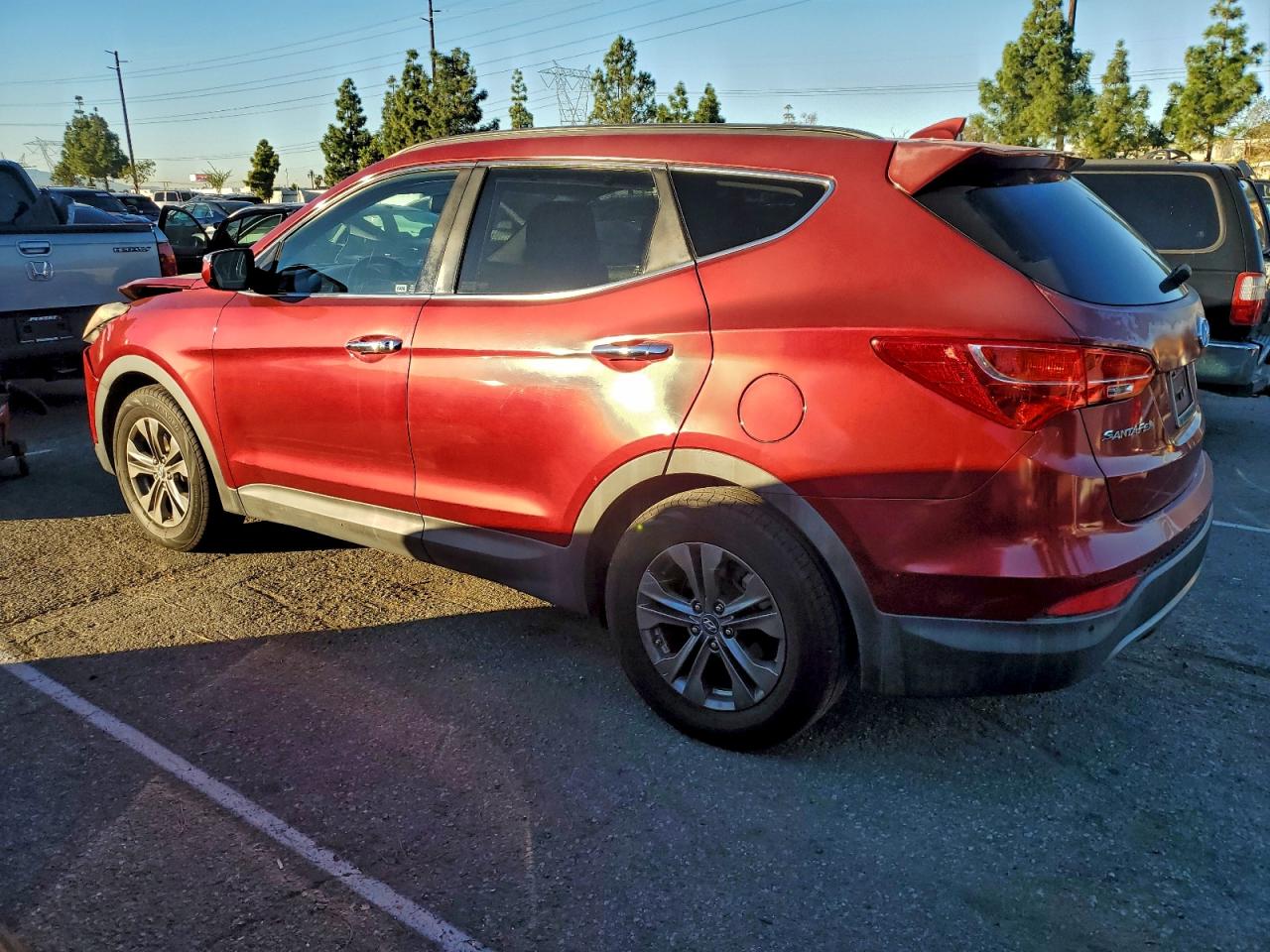 Lot #3304099510 2014 HYUNDAI SANTA FE S