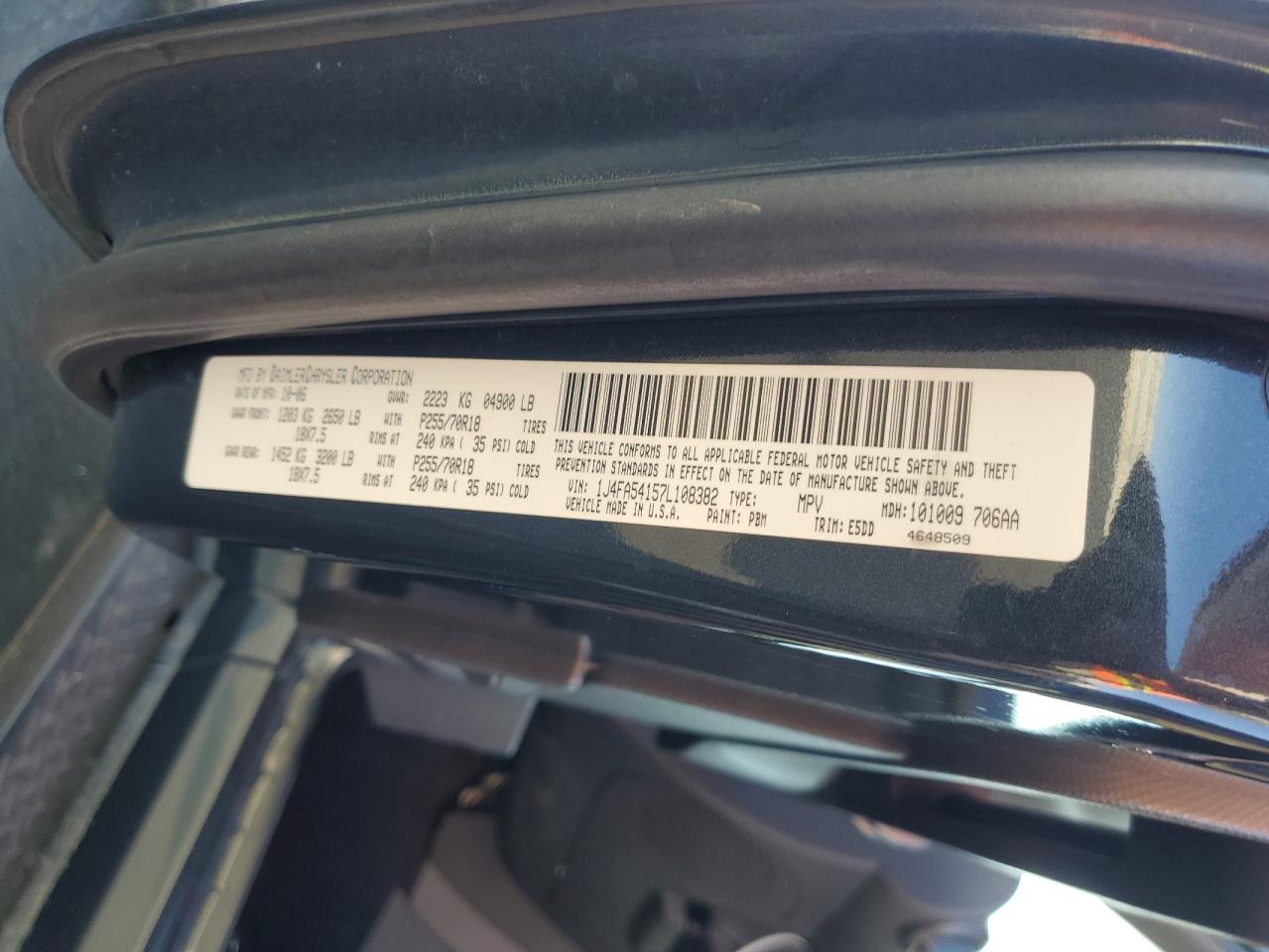 Lot #3302929615 2007 JEEP WRANGLER S