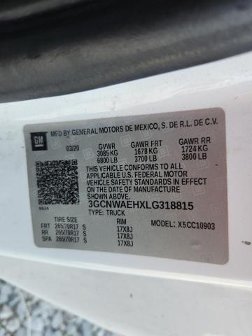 2020 CHEVROLET SILVERADO #3305422468