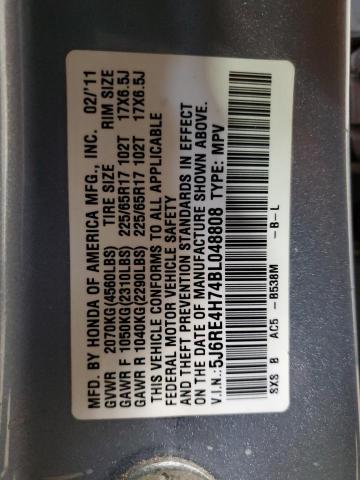 2011 HONDA CR-V EXL #3301983477