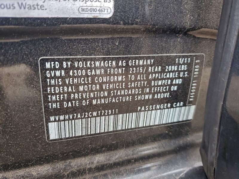 2012 VOLKSWAGEN GTI #3301847431