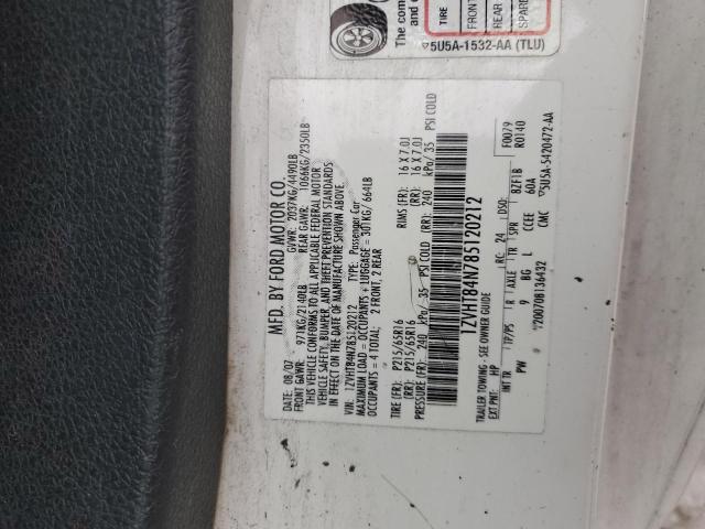 2008 FORD MUSTANG #3292300277