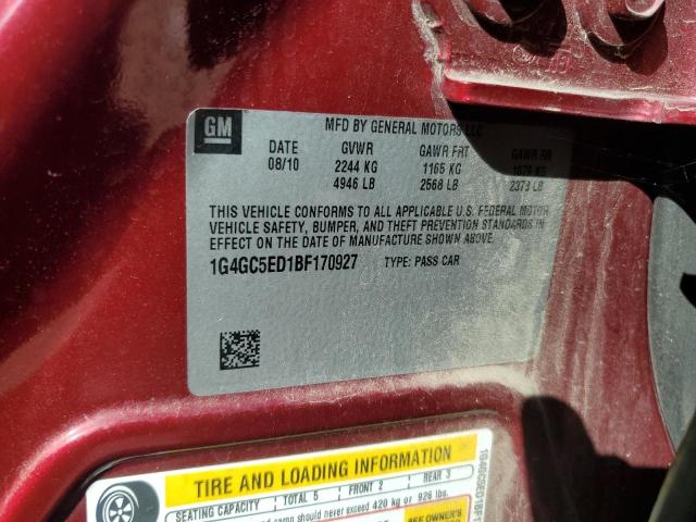 2011 BUICK LACROSSE C #3297889788