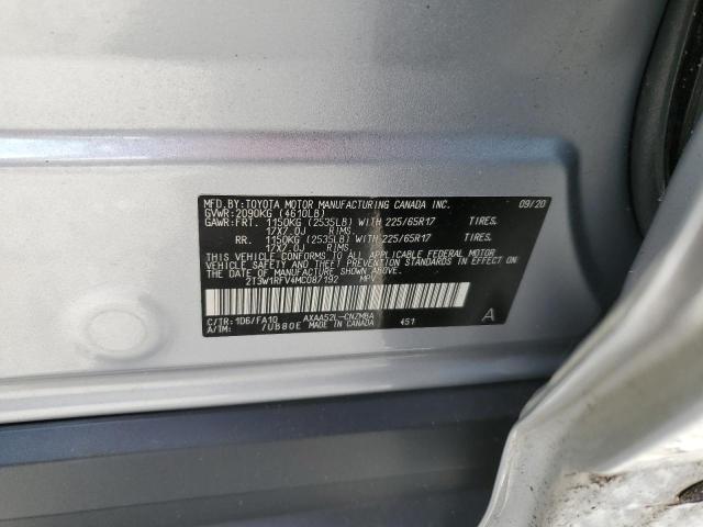 2021 TOYOTA RAV4 XLE #3302652039