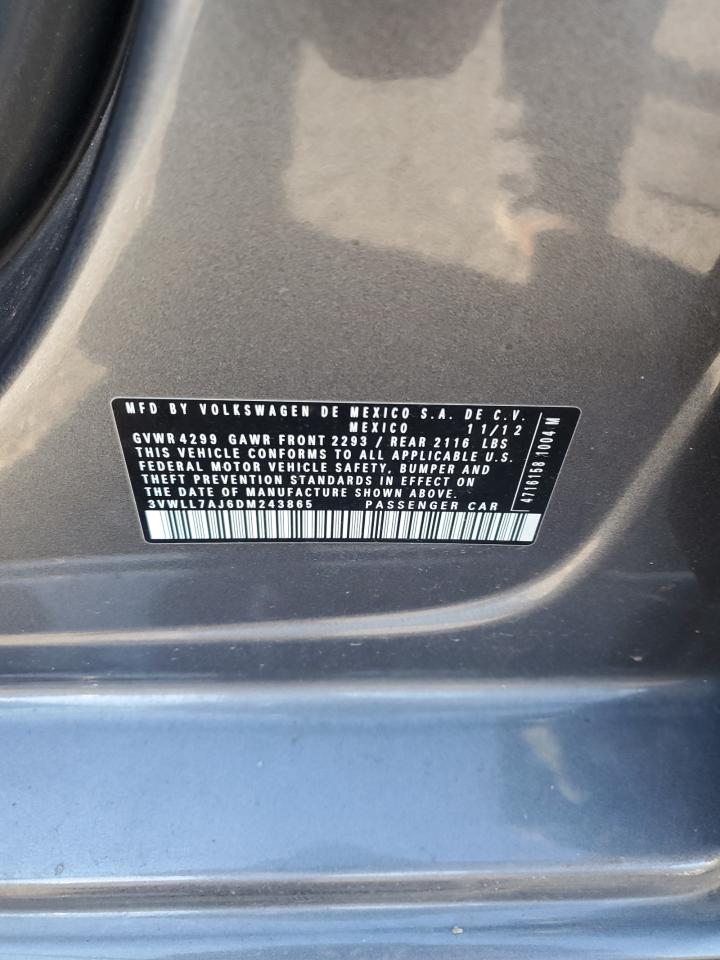 Lot #3290196241 2013 VOLKSWAGEN JETTA TDI