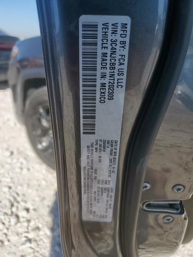 2022 JEEP COMPASS LA - 3C4NJCBB1NT202309