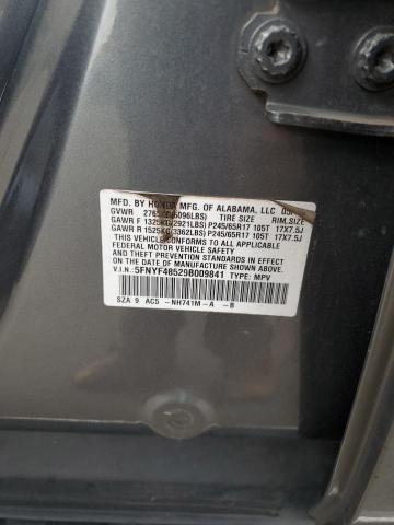 2009 HONDA PILOT EXL #3305300354