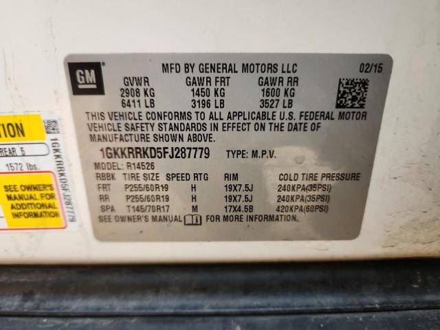 2015 GMC ACADIA SLT #3298063148