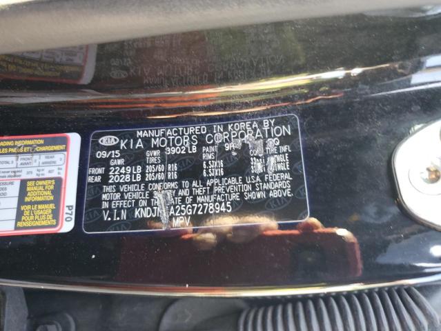 2016 KIA SOUL - KNDJN2A25G7278945