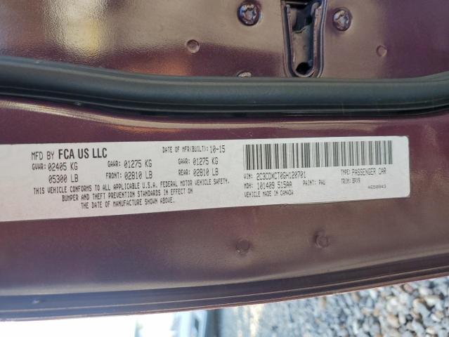 2016 DODGE CHARGER R/ #3302645006