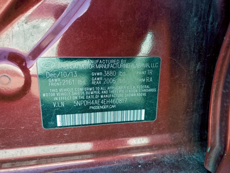 2014 HYUNDAI ELANTRA SE #3297193418