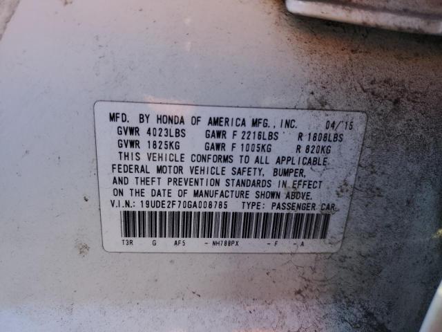 2016 ACURA ILX PREMIU - 19UDE2F70GA008785