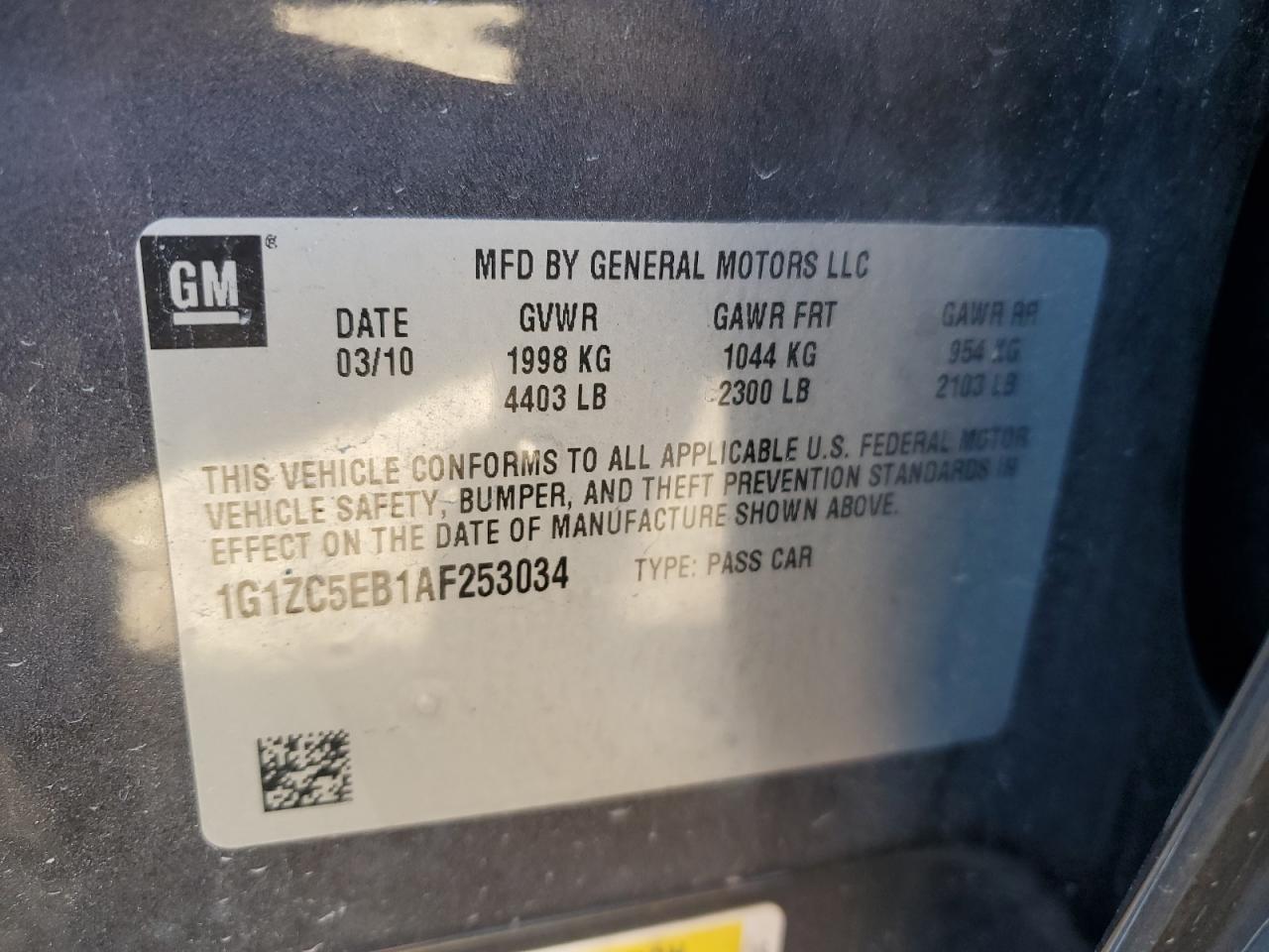 CHEVROLET MALIBU 1LT