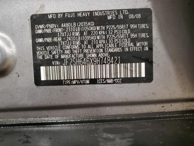 2009 SUBARU FORESTER 2 #3293542450