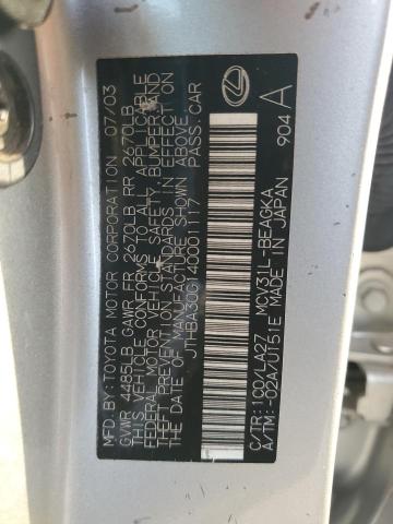 2004 LEXUS ES 330 #3291322177