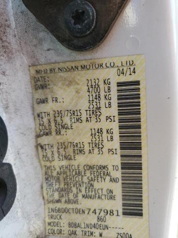 2014 NISSAN FRONTIER S #3291281001