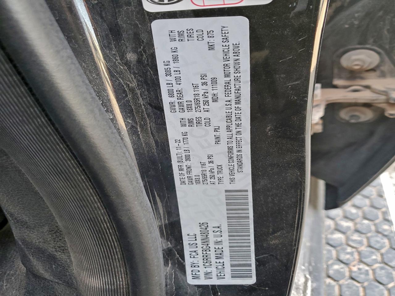 RAM 1500 BIG HORN/LONE STAR