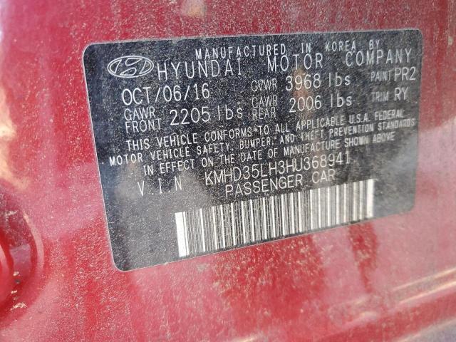 2017 HYUNDAI ELANTRA GT #3305429440