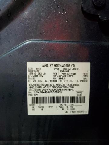 2019 FORD EDGE SEL #3281597456