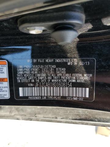 2013 SUBARU BRZ 2.0 PR #3285557280