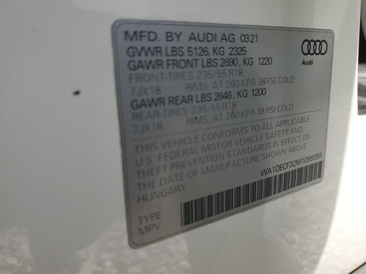 AUDI Q3 PREMIUM S LINE 45